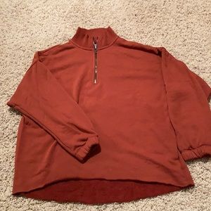 Aerie quarter zip sweatshirt